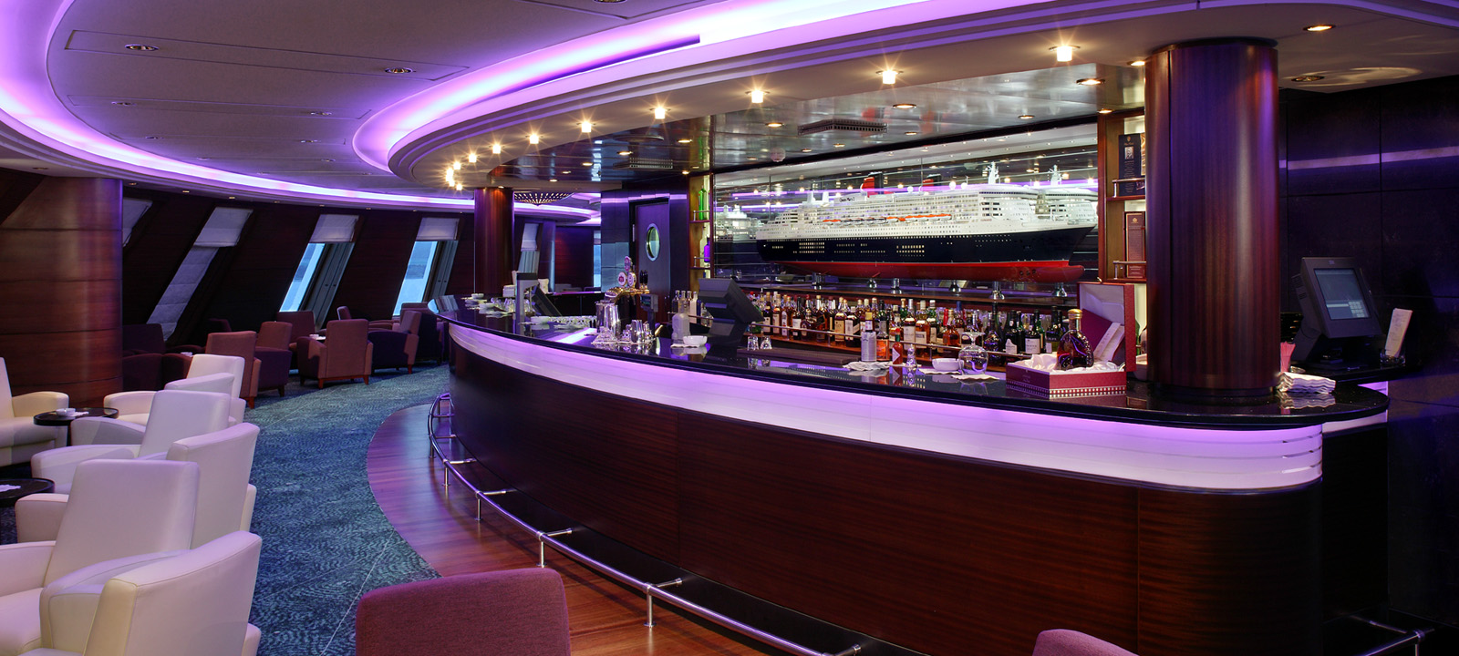 Queen Mary 2 интерьер