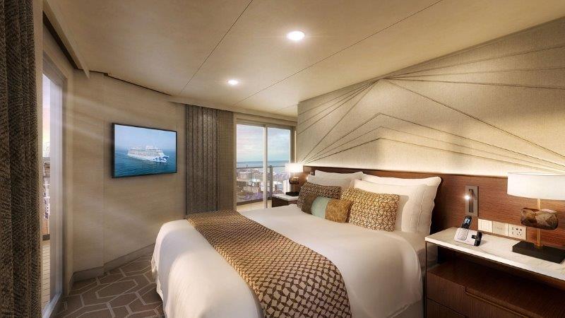 Спальня в Sky Suite