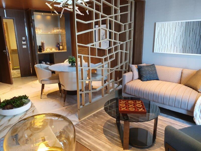 Гостиная в Sky Suite 